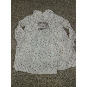Laranjinha Smocked Baby Girls Dress size 12m